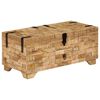 vidaXL Coffee Table Natural Mango Wood Solid Mango Wood Large