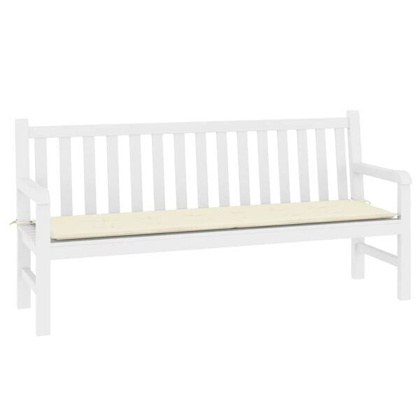 vidaXL Garden Bench Cushion Cream Oxford fabric 70.9 x 19.7 in