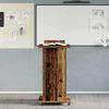 vidaXL Podium Old Wood 21.65 x 21.65 x 42.13 in Engineered Wood