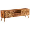 vidaXL TV Stand Solid Wood Acacia with Honey Finish 55.1"x11.8"x15.7"