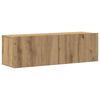 vidaXL TV Cabinet Set Set of 4 Artisan Oak Engineered Wood Large