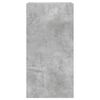 vidaXL TV Wall Cabinet Concrete Grey Engineered Wood Medium