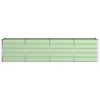 vidaXL Planter Green 240 x 80 x 75 cm Steel