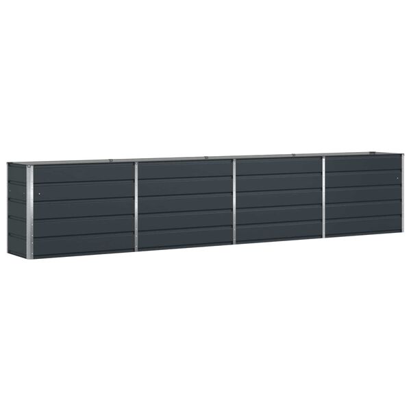 vidaXL Planter Anthracite 480 x 50 x 45 cm Galvanised Steel