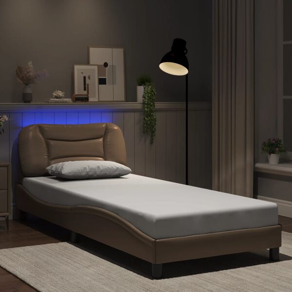 vidaXL Bed Frame Cappuccino