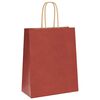 vidaXL Paper Bags 50 pcs with Handles Red 7.1x3.1x8.7"