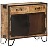 vidaXL Sideboard Brown Solid Mango Wood Rectangular Industrial Style