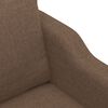 vidaXL 2-seater Sofa Brown Polyester, Metal, Textilene 2-Seater Sofa