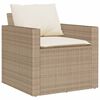 vidaXL Garden Sofa Set Beige, Cream White