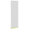 vidaXL Roller Blind Leaves green 100% Polyester 25.6x90.6 in