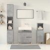 vidaXL Bathroom Furniture Set Concrete Grey