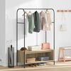 vidaXL Clothes Rack Brown Oak 100 x 44 x 160 cm Engineered Wood