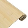 vidaXL Rug Light natural Bamboo, Polypropylene 23.6 x 157.5 in Rug