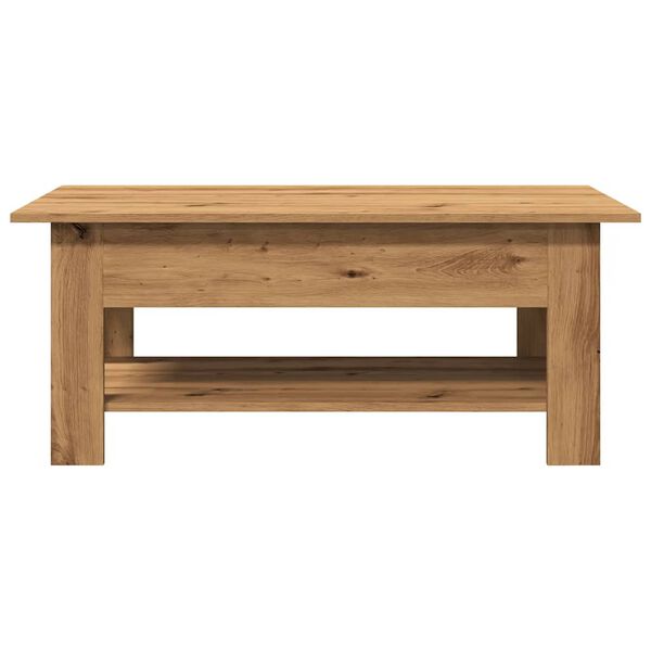 vidaXL Coffee Table Artisan Oak Engineered Wood Medium Coffee Table