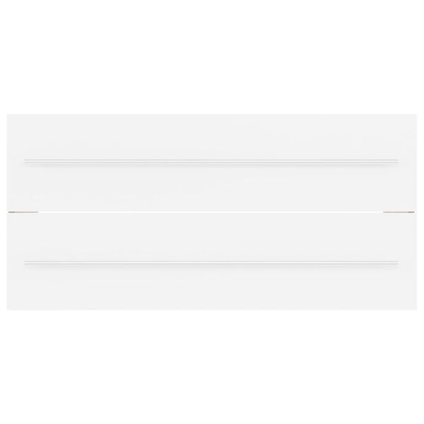 vidaXL Sink Cabinet With Basin White Engineered wood Medium Sink Cabinet