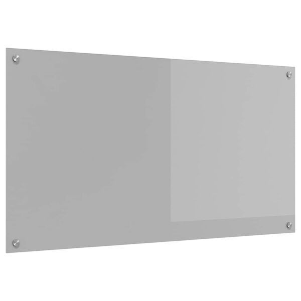 vidaXL Kitchen Backsplash Light grey 43.31 x 23.62 x 0.24 in