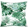vidaXL Sofa Cushion Set of 4 Leaf Pattern 100% Polyester 19.7 x 19.7 in