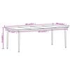 vidaXL Garden Dining Set Poly rattan: grey PE rattan Medium Durable