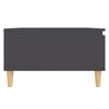 vidaXL Coffee Table Grey Engineered Wood Standard Coffee Table