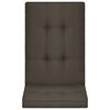 vidaXL Garden Chair Cushion Anthracite 100% polyester 47.2 x 19.7 x 2.0 in