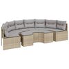 vidaXL Patio Sofa Set Beige, Light Gray