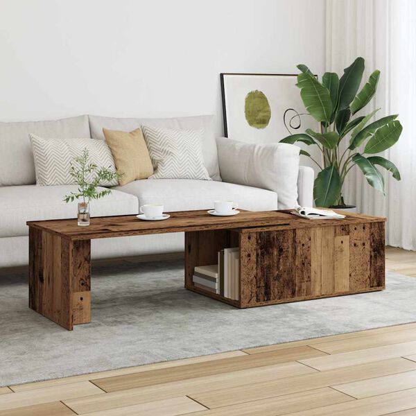 vidaXL Coffee Table Old wood Engineered wood 59.1 in Coffee Table
