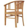 vidaXL Garden Dining Set Teak Solid Teak Wood 5-Piece Set Ergonomic