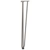 vidaXL Hairpin Table Leg Natural Steel Solid Powder-Coated Steel Large