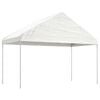 vidaXL Gazebo With Roof White PE (Polyethylene), Steel Large Durable
