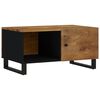 vidaXL Coffee Table Honey brown and black