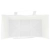 vidaXL Paper Bags 250 pcs with Handles White 21x11x36 cm