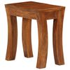 vidaXL Nesting Table Brown with a honey touch finish Solid acacia wood