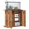 vidaXL Aquarium Stand Old wood Engineered wood 31.9 x 14.2 x 28.7 in