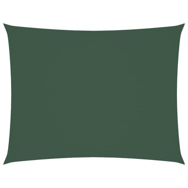 vidaXL Sunshade Sail Oxford Fabric Rectangular 16.4x23.0' Dark Green