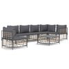 vidaXL Garden Lounge Set Anthracite
