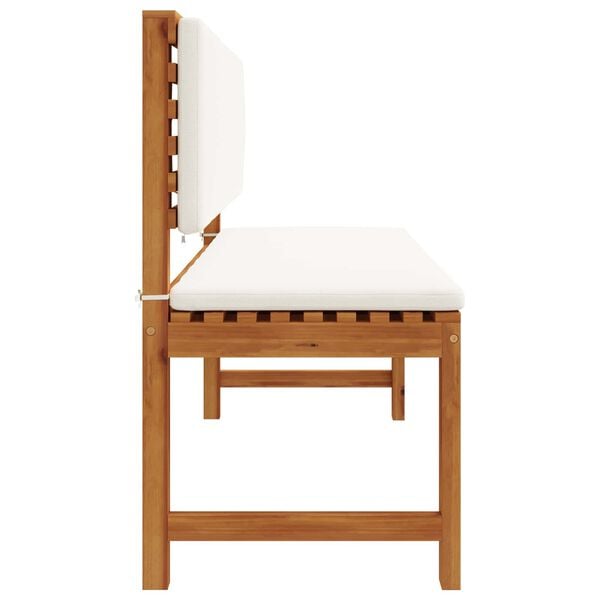 vidaXL Garden Chair Brown 39.37 x 19.69 x 35.83 in Solid Acacia wood