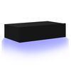 vidaXL TV Cabinet Black Engineered wood 23.6x13.8x6.1 in TV Cabinets