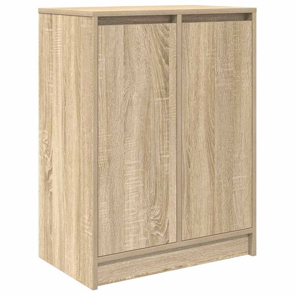 vidaXL Shoe Cabinet Sonoma Oak Engineered Wood Medium Shoe Cabinet