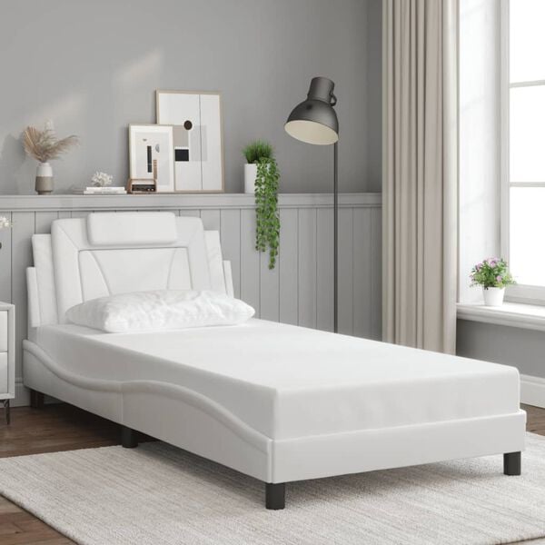 vidaXL Bed Frame White