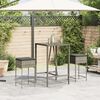 vidaXL Garden Bar Stool Grey