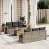 vidaXL Garden Sofa Set Gray