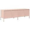 vidaXL TV Cabinet Pink Cold-rolled Steel Medium TV Cabinet Rectangular