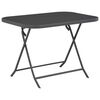 vidaXL Outdoor Folding Table Grey