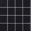 vidaXL Pallet Cushion Black Check Pattern 100% polyester 31.5 in x 15.7 in