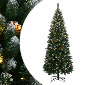 vidaXL Artificial Christmas Tree 300 LEDs 70.9"