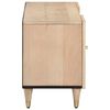 vidaXL TV Cabinet Bleached Natural Solid mango wood, engineered wood
