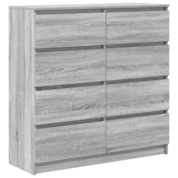 vidaXL Sideboard Grey Sonoma Engineered wood Medium Sideboard