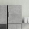 vidaXL Wall Cabinet Concrete gray Engineered wood