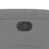 vidaXL Recliner Chair Light Grey Fabric (100% polyester), metal, plywood