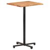vidaXL Bar Table Natural wood Solid Acacia wood Compact Industrial